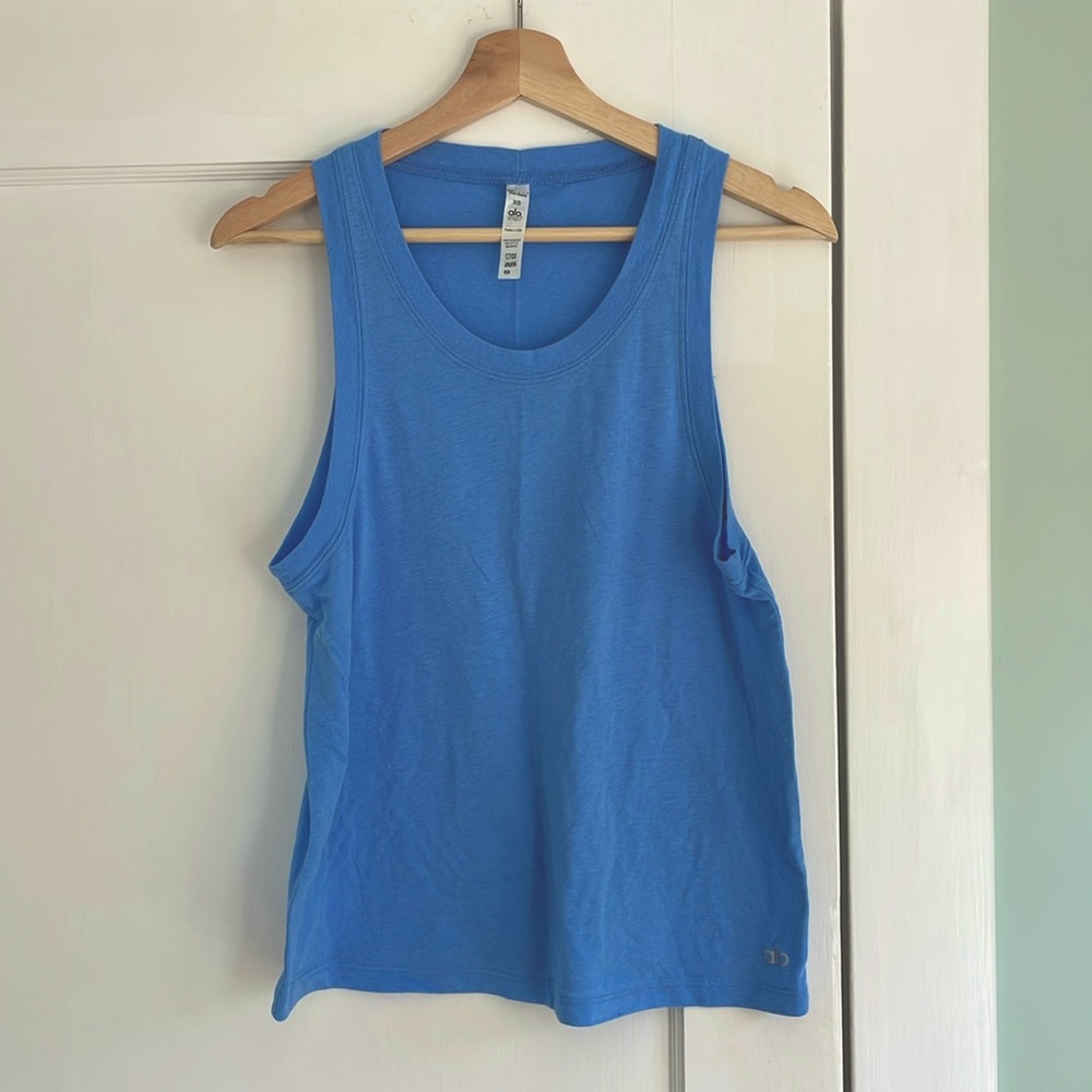 Alo Yoga Periwinkle Tank, Size XS